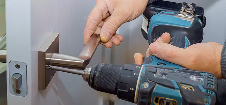 Security Door Lock Installation Prior Lake